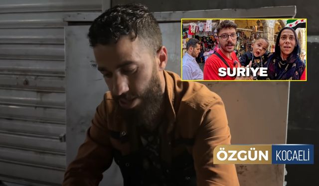 Suriye'den İzmit'e Selam Gönderdi! İşte O Anlar
