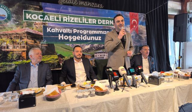 Özlü’den memleket vurgusu: “Ben de bir Rize evladıyım”