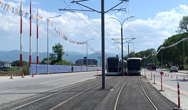 Stadyum hattında yeni tramvaylar ortaya çıktı