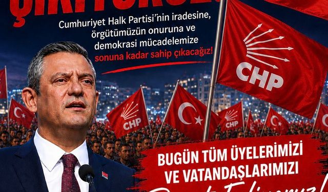 CHP’den “sahip çıkıyoruz” çağrısı: "Partililer Sabri Yalım Parkı’nda buluşacak"