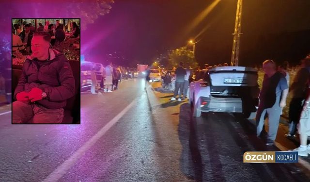 Başiskele’de Genç Sürücü Hayatını Kaybetti