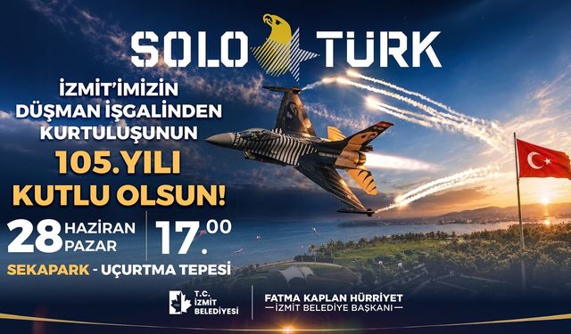 İzmit’te kurtuluş coşkusu gökyüzüne taşınacak
