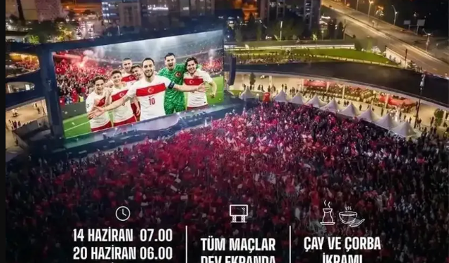 İzmit'te Dünya Kupası Heyecanı Dev Ekranda Yaşanacak
