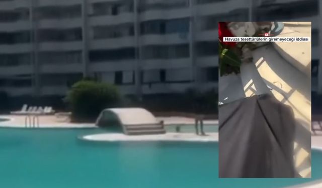 Tesettürlü Kadına Havuz Engeli! Başsavcılık devrede