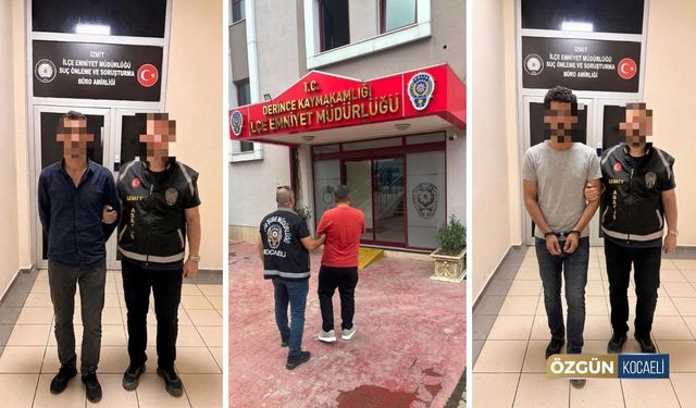 Kocaeli’de Aranan 3 Hükümlü Yakalandı