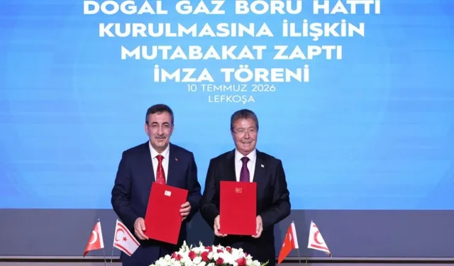 Türkiye’den KKTC’ye 97 kilometrelik doğal gaz hattı