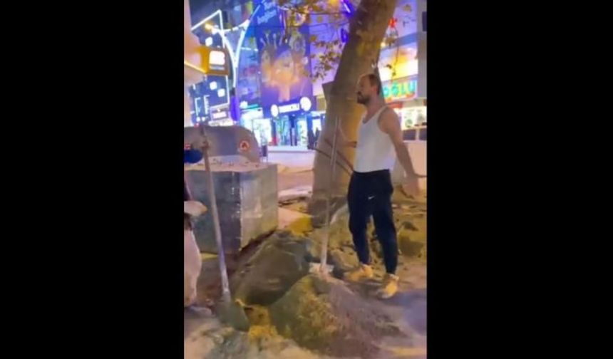 Yürüyüş yoluna tatlı gönderme