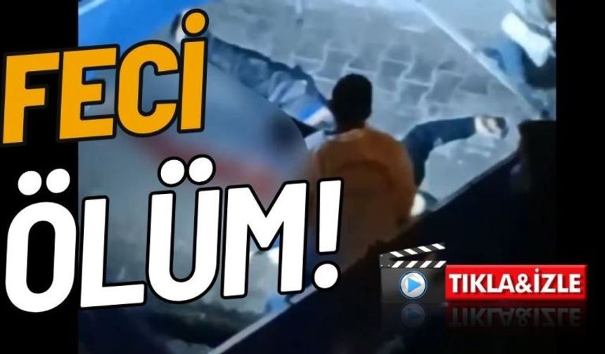 Feci Ölüm: Kaçarken Korkuluklara Saplandı