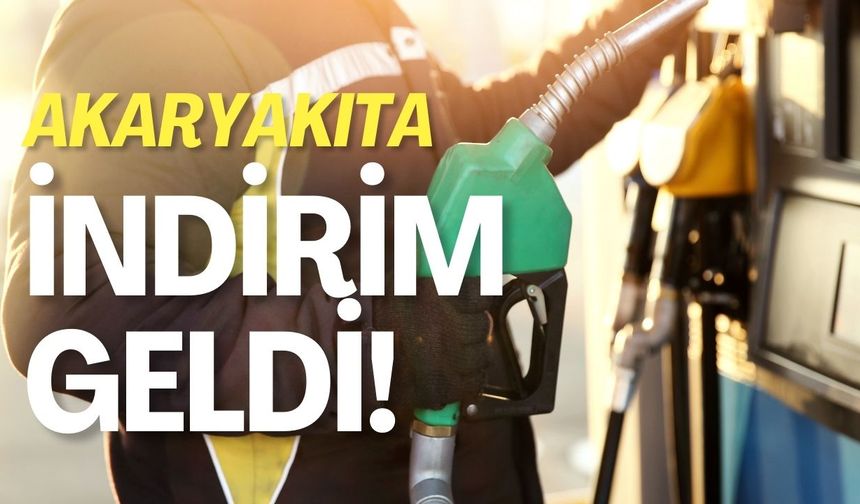 Akaryakıta indirim geldi! İşte güncel fiyatlar...