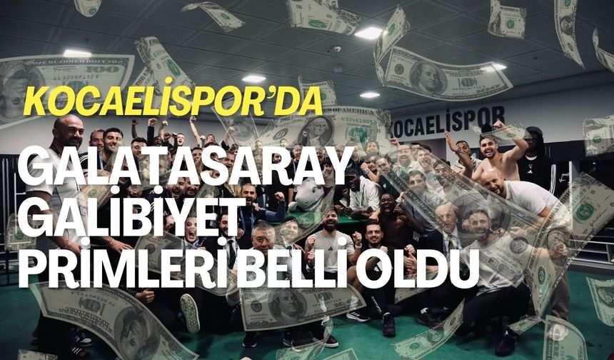 Galatasaray galibiyet primi netleşti! İşte ödenecek rakam