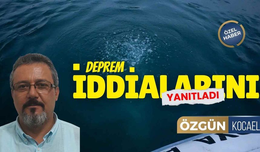 Sapanca'daki Kaynama Deprem Getirir Mi? Doç. Dr. Özkan Coruk Cevapladı