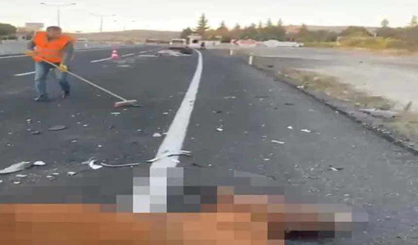 Karayolunda can pazarı: Otomobil başıboş atlara çarptı