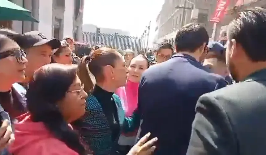 Kadın devlet başkanına sokak ortasında cinsel taciz