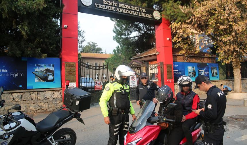 İzmit’te “Güvenli Okul” Denetimi