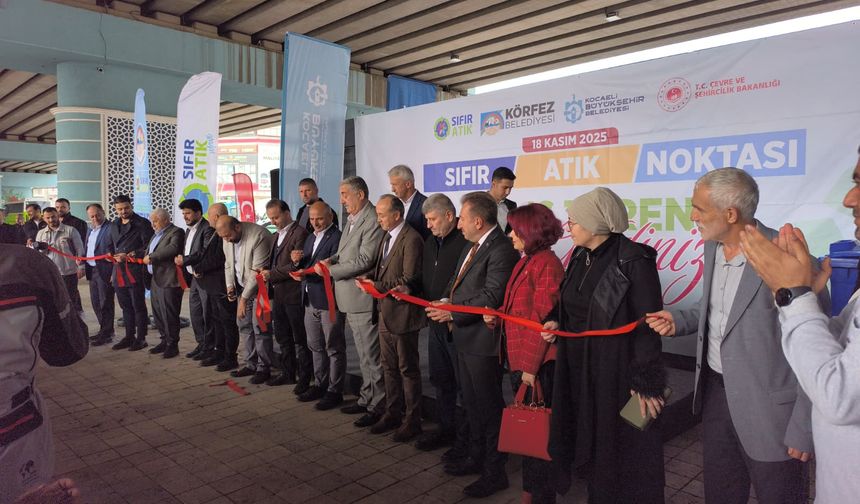 Körfez'de atıklar ulaşım sağlayacak