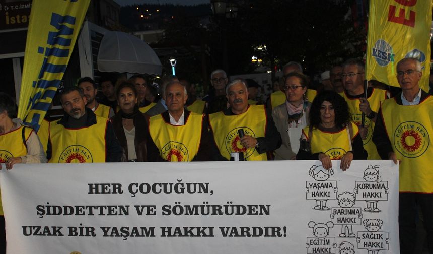 Eğitim-Sen: "Çocuklar İnsan Onuruna Yakışır Şekilde Yaşamalı"