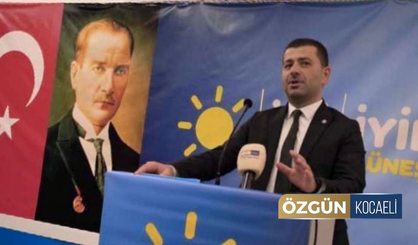 İYİ Parti İzmit İlçe Başkanı Tamyüksel’den Büyükşehir’e Eleştiri