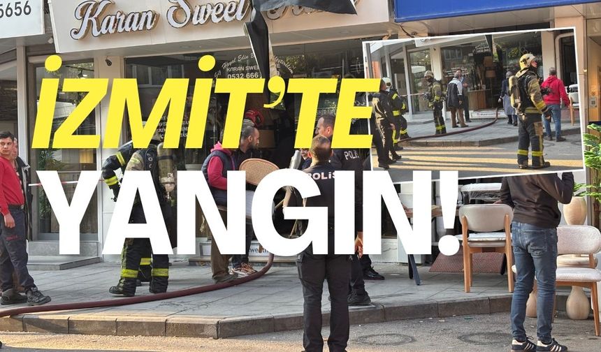 İzmit'te Yangın!