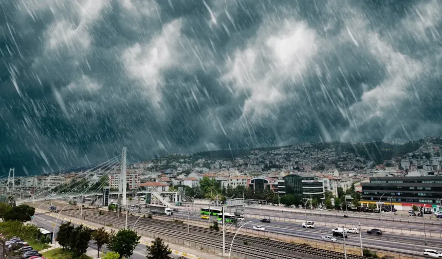 Kocaeli İçin Sel, Dolu ve Fırtına Uyarısı