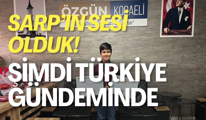 Sarp Arel'in Sesi Olduk! Türkiye Gündeminde!