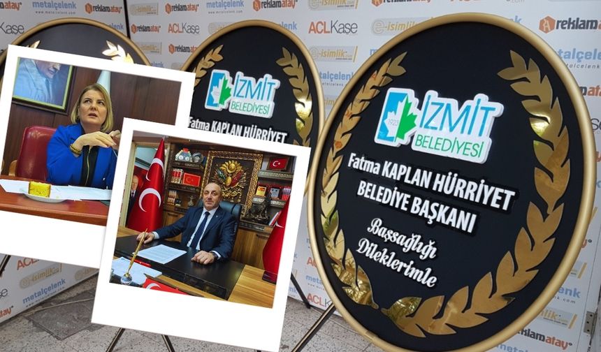 Başkan Hürriyet'in sözlerine çelenk fotoğrafıyla karşılık geldi