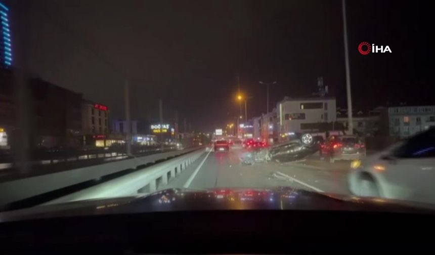 Takla Atarak E-5'e Girdi