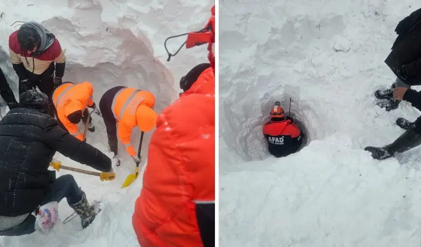 Çığ Altında Kalan Çoban İçin Aramalar Durduruldu