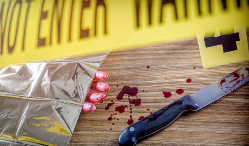 Cani koca eşini ve 7 yaşındaki kızını bıçakla öldürdü!