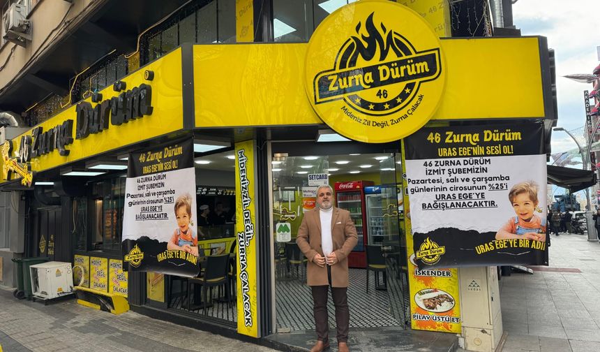 46 Zurna Dürüm'den Uras Ege için Dayanışma Çağrısı