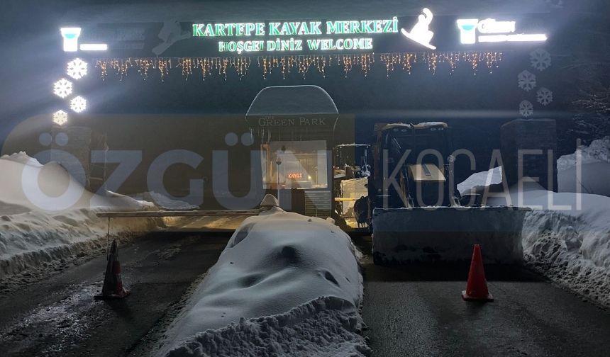 Büyükakın Devreye Girdi: Kartepe’deki Tesislere Kış Sezonu Sonuna Kadar İzin