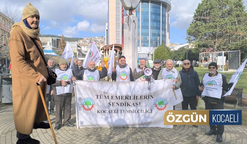 İzmit’te Emekli Eyleminde Yurttaş İsyanı