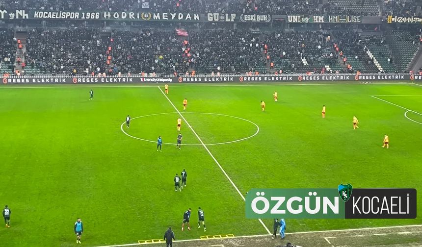 İlk yarıda soğuk hava ve 2 gol