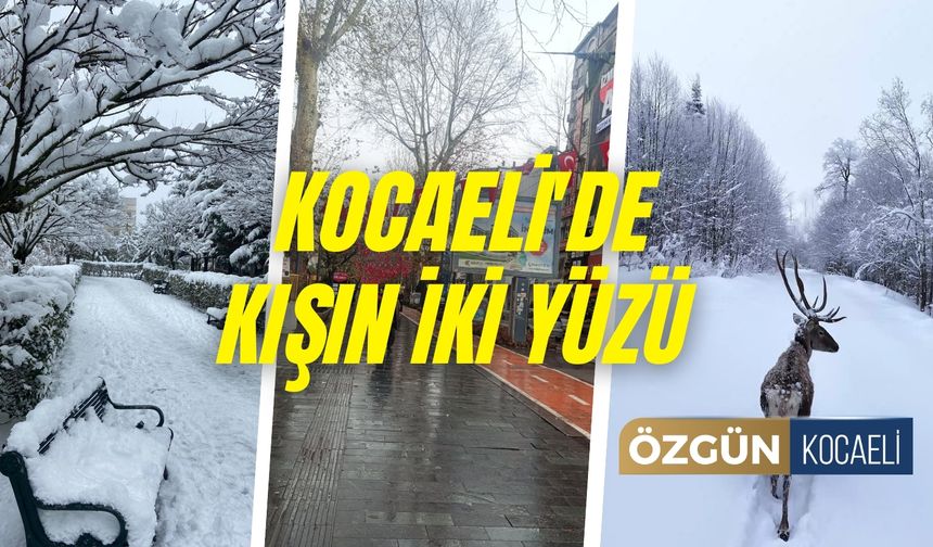 Kocaeli'de Kışın İki Yüzü