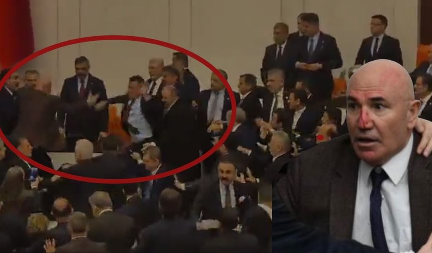 Osman Gökçek’ten Mahmut Tanal’a Yumruklu Saldırı