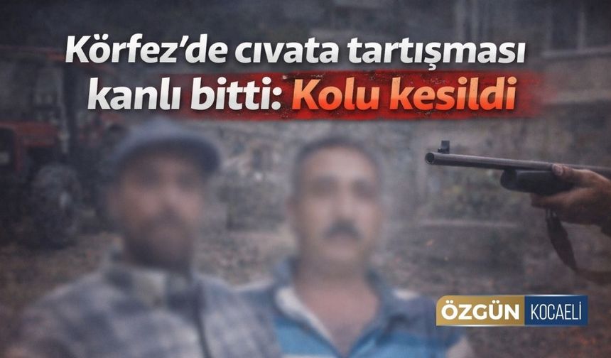 Körfez’de cıvata tartışması kanlı bitti: Kolu kesildi