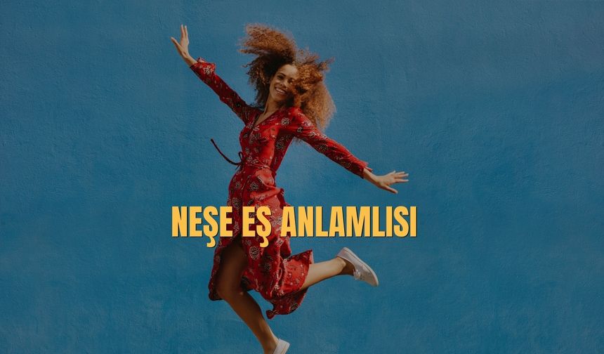 Neşe Eş Anlamlısı Nedir? Neşe Kelimesinin Eş Anlamlısı