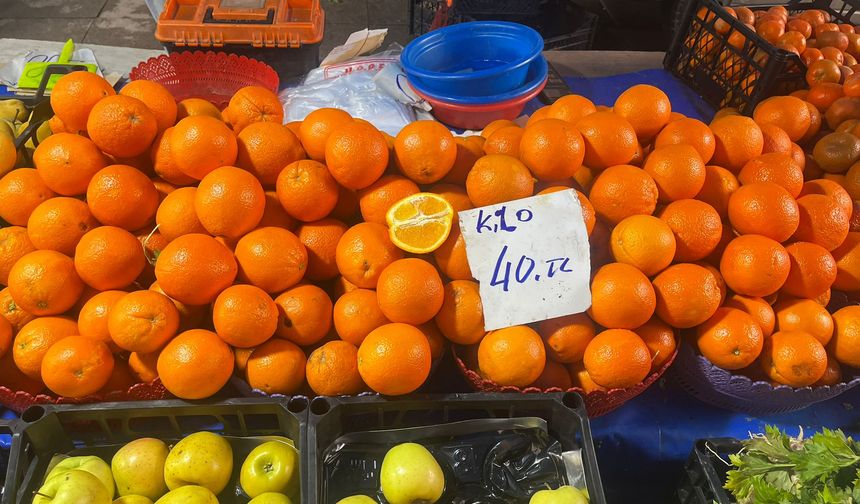 Soğuk havada narenciye tezgahları büyüdü