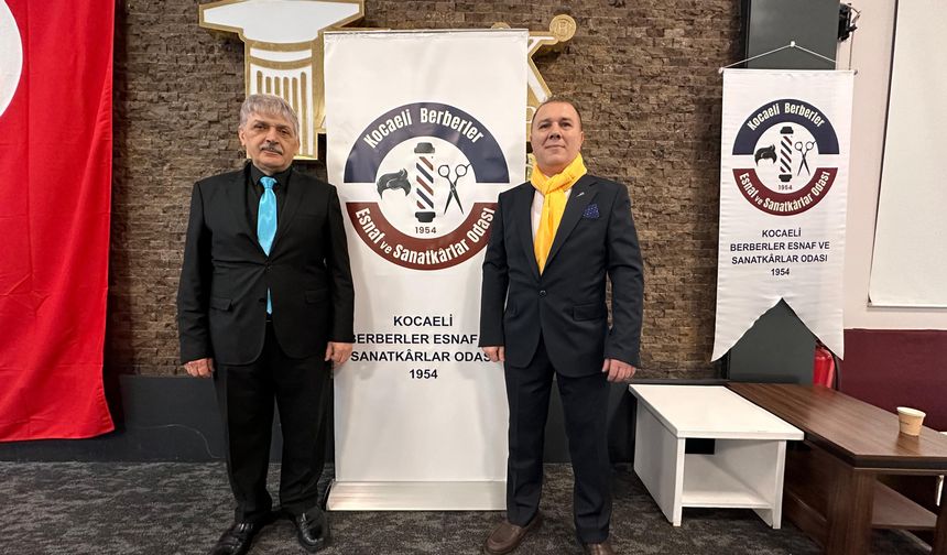 Kocaeli Berberler Odasında başkan değişmedi