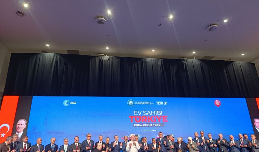 Kocaeli'de Binlerce Konut İçin Kura Çekimi Başladı