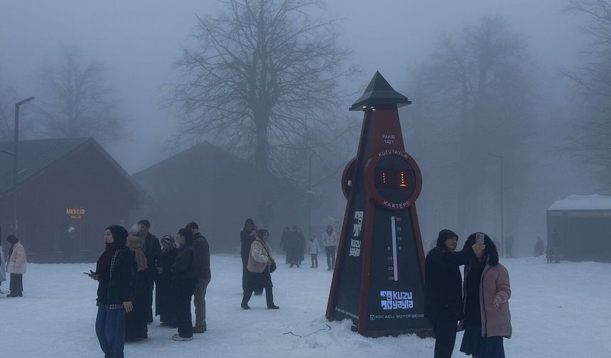 Kuzuyayla’ya Kar Sürprizi