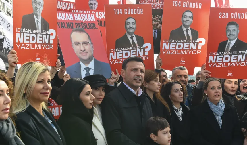 CHP’den Tutuklu 5 Başkan İçin Yürüyüş