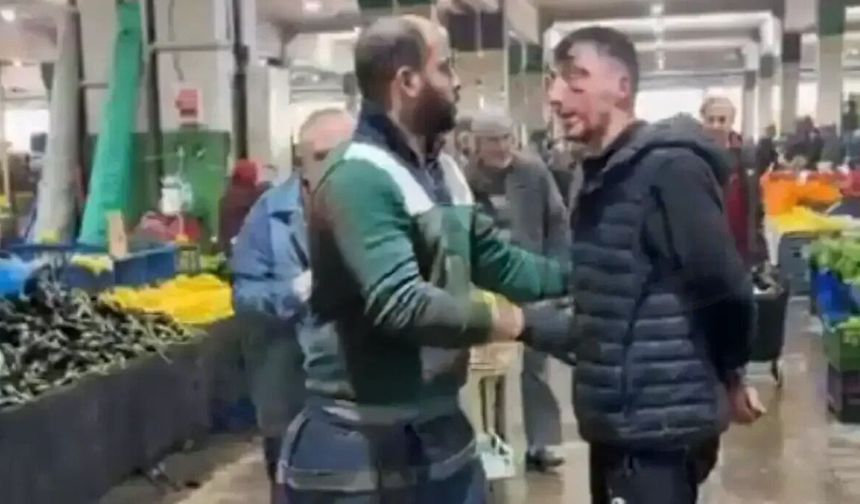 Doğukışla Pazar Alanı’nda Kavga!