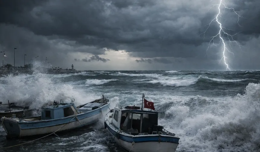 Kocaeli'de Beklenen Fırtına İçin Saat Verildi!