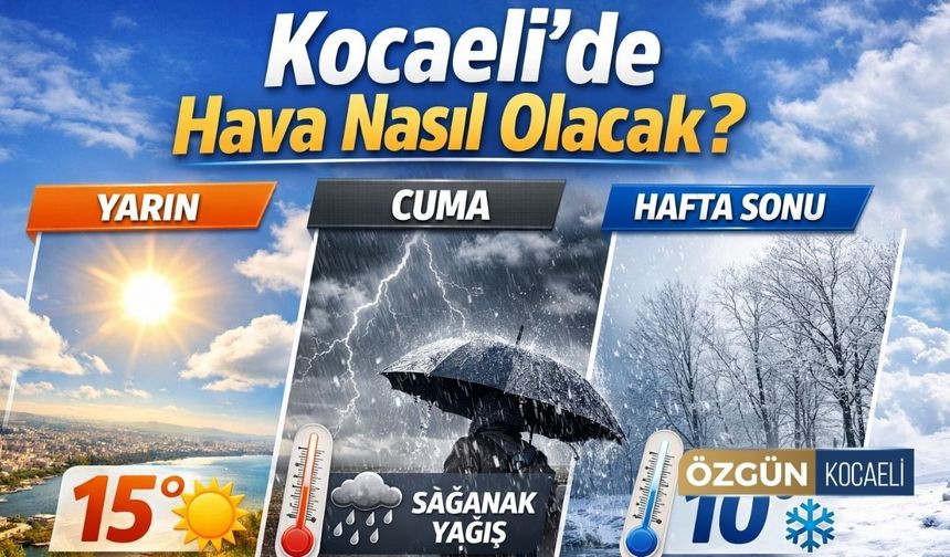 Kocaeli'de Hava Nasıl Olacak?