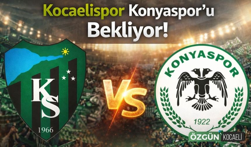 Kocaelispor Konyaspor'u Bekliyor