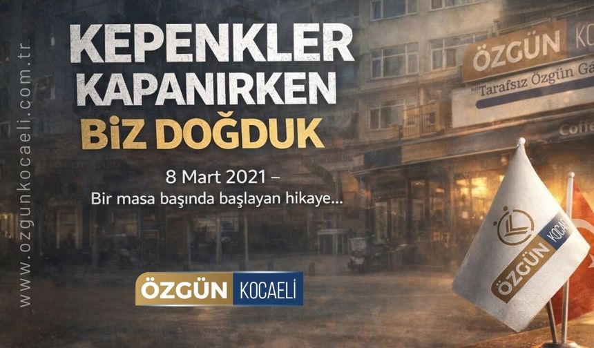 Kepenkler kapanırken, biz kalemimizi açtık!