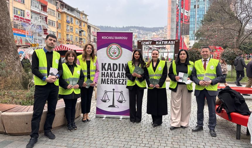 Kocaeli Barosu Sahaya İndi: Kadınlara KADES Anlatıldı