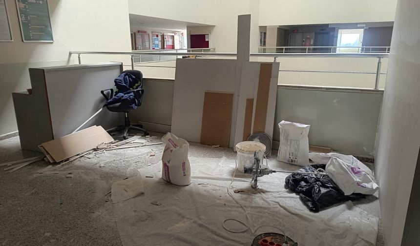 Kocaeli Adliyesi’nde Boşalan Katlar Yenileniyor