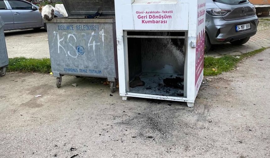 Derince’de Bağış Kutusuna Saldırı