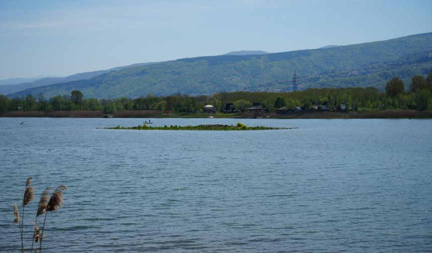 Sapanca Gölü'nde Gizemli Ada Ortaya Çıktı